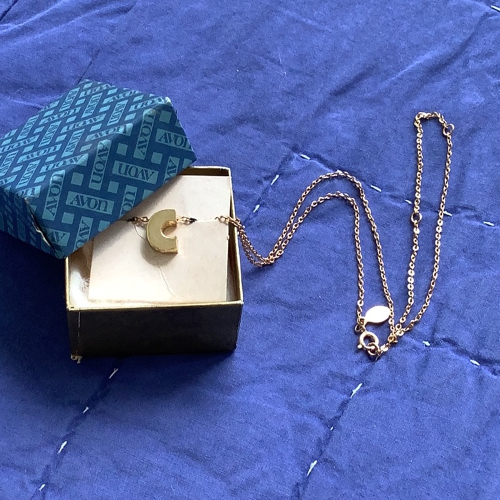 Vintage Avon “C” necklace